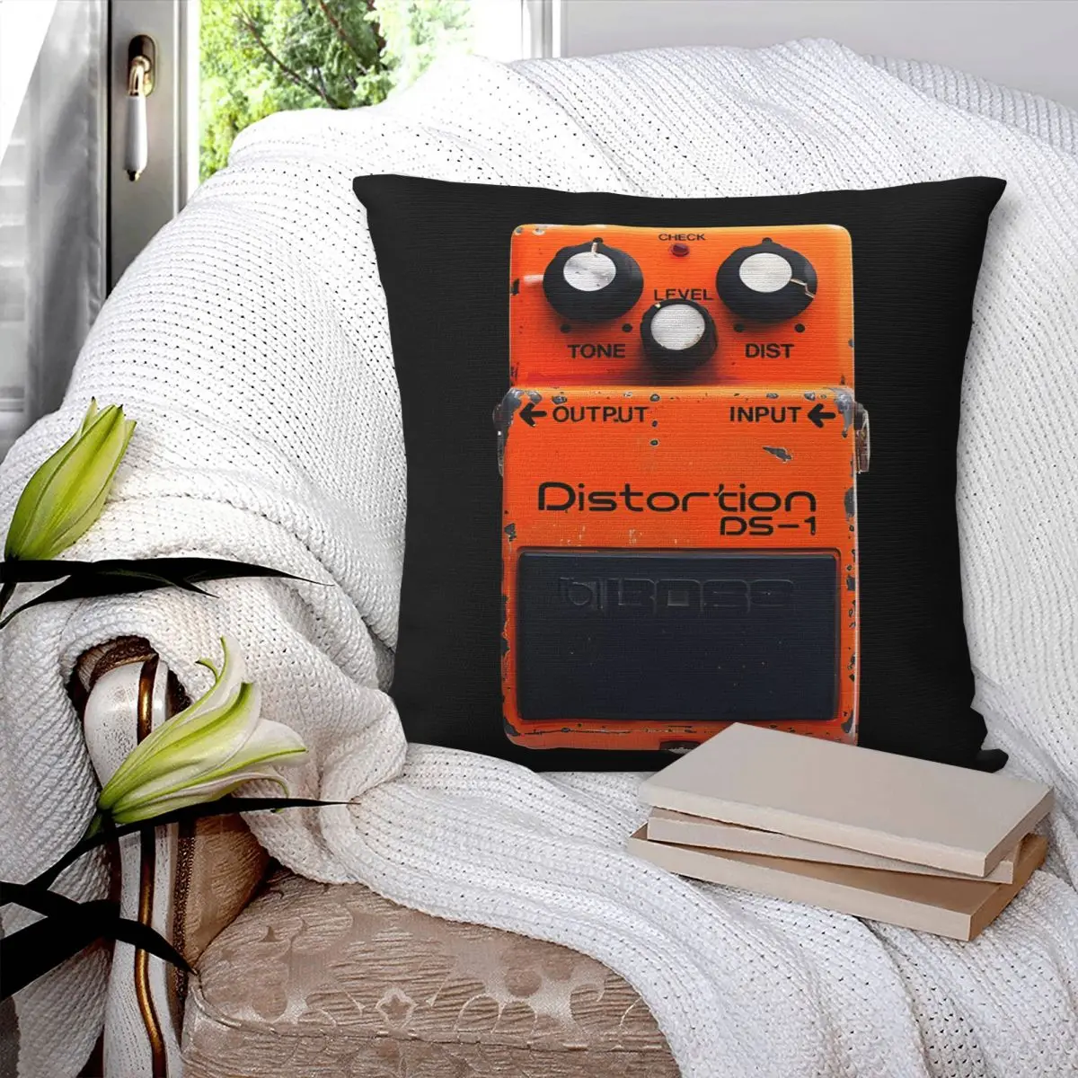 Boss DS-1 Distortion Guitar Pedal Vintage Pillow Case Pillow Cover Kawaii Dakimakura Anime Pillow Anime Pillow Case