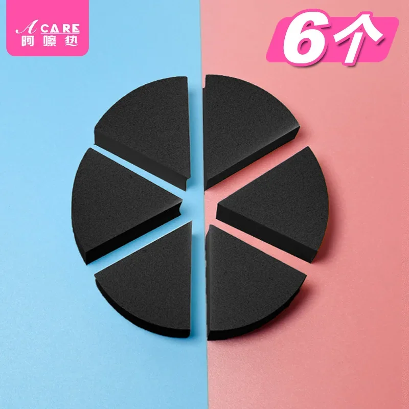 DX01/Powder Puff/A1PQ0-Esponja triangular fácil de usar maquillaje de doble uso húmedo y seco herramienta de maquillaje de huevo cosmética portátil para mujeres