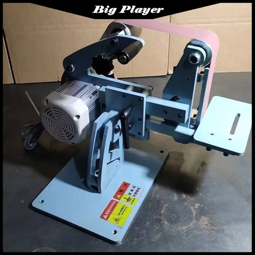 Ponceuse à Bande Électrique Verticale et Horizontale, Polisseuse, Rectifieuse, 110V/220V, 750W