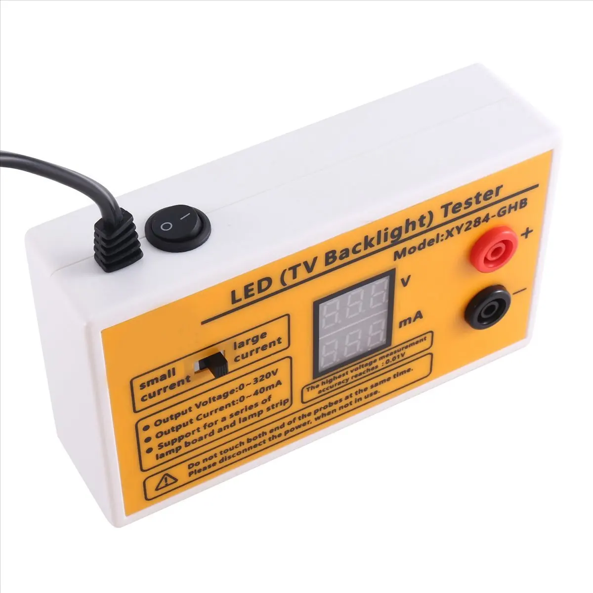 ABAN 0-320V Output LED TV Backlight Tester LED Strips Test Tool with Current and Voltage Display for LED Application EU Plug