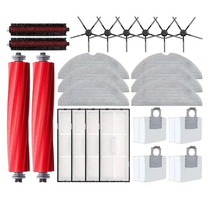 로보락 S7 MaxV Ultra S7 Pro 울트라 로봇 진공청소기 메인 사이드 브러시, 물걸레, 필터, 먼지 봉투, 롤링 부품