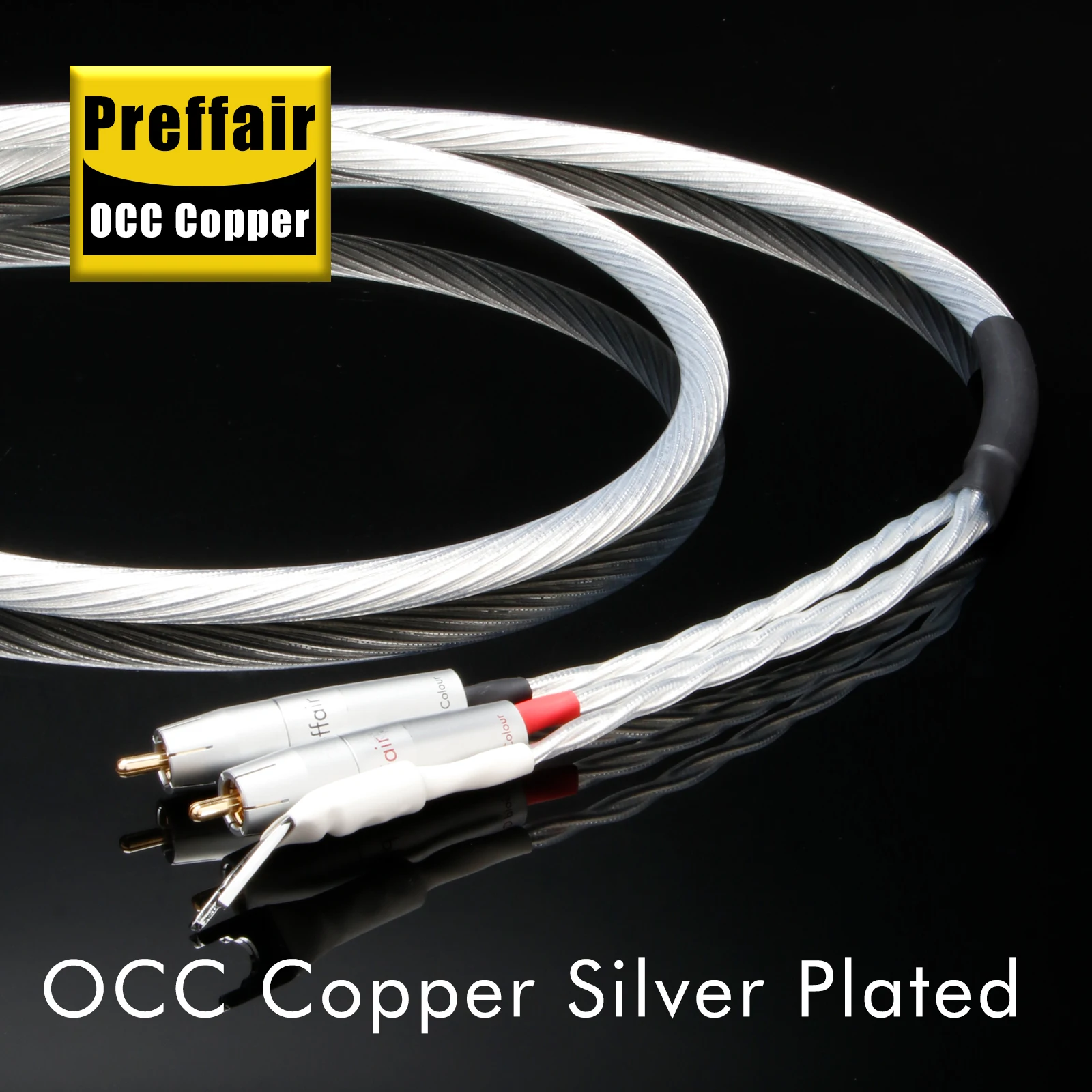 Hifi Audio Phono Tonearm RCA Cable Ground Wire Vinyl Signal RCA Cable LP Vinyl Chassis Record Player Amplifier