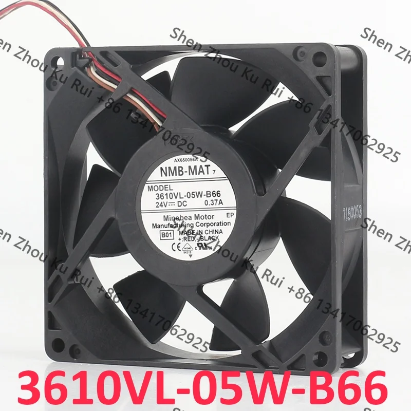

New NMB DC 24V 0.37A AC EC 9025 Chassis High air volume converter 90X90X25MM 9CM 3610VL-05W-B66 cooling fan four-wire