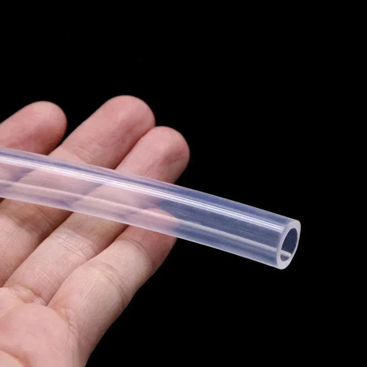 1meter silicone non-toxic and harmless hose, high transparency, high temperature resistant oil silicone hose, durable water pipe