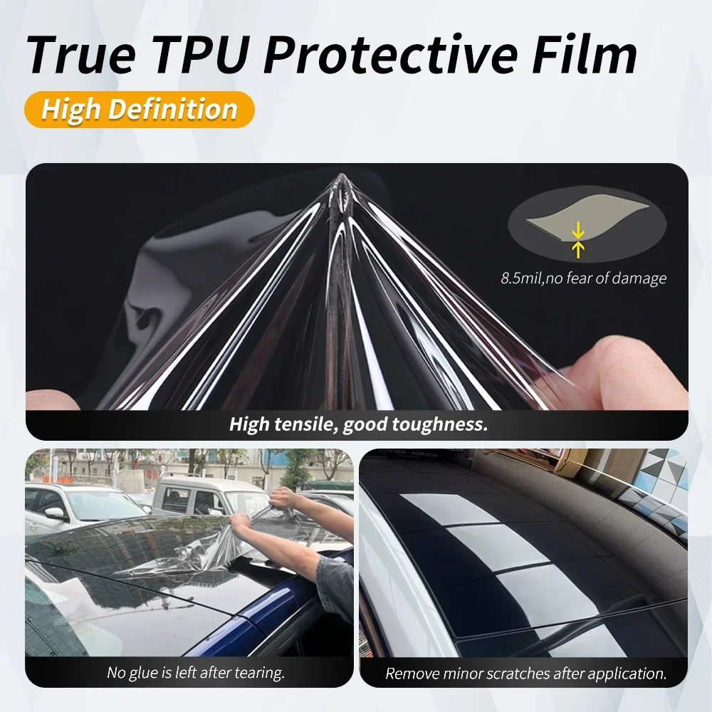 For BMW X5 G05 2023 2024 Sunroof Protection Film Heat Insulation Awning Supplies TPU Ice Armor Pre-Cut Car PPF Accessories