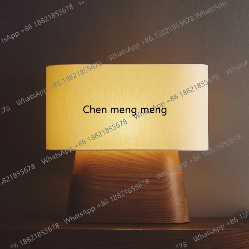 

Middle Age Table Lamp, High-grade Log Carving, Bedside Desk, Bedside Reading Lamp, Atmosphere