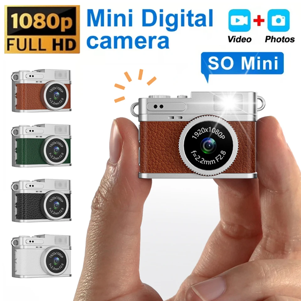 CCD Mini Retro Digitale Camera, 48MP Draagbare Studenten