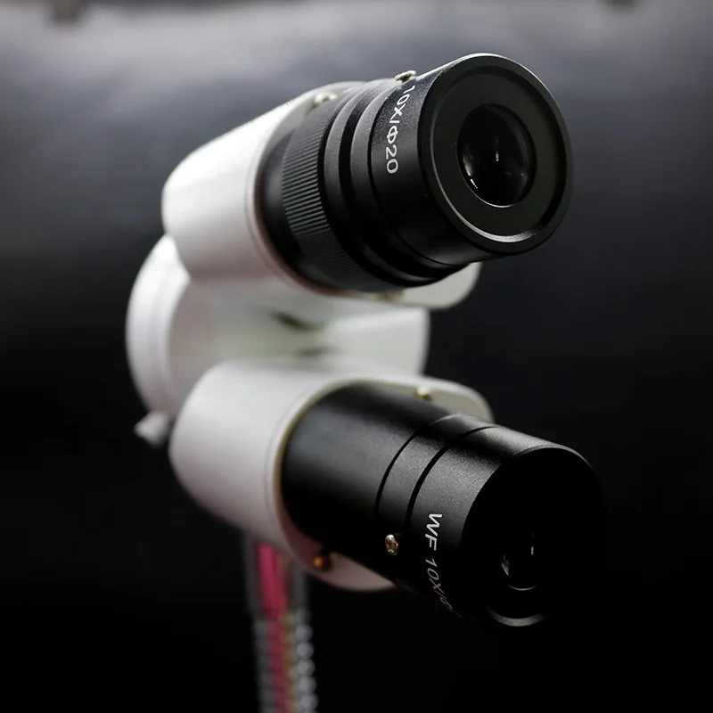 8X 10x 20x تضخيم صمام ثنائي باعث للضوء مجهر ستيريو لحام الأسنان معدات مختبر الأسنان الإلكترونية #5