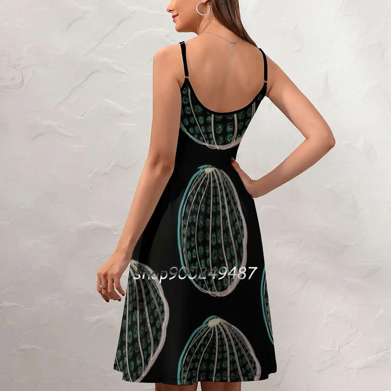 Sea Urchin New Summer Cut Sexy Dresses Ladies Club Wear Party Sundresses Sea Urchin Urchins Sealife Sea Life Deep Sea Object