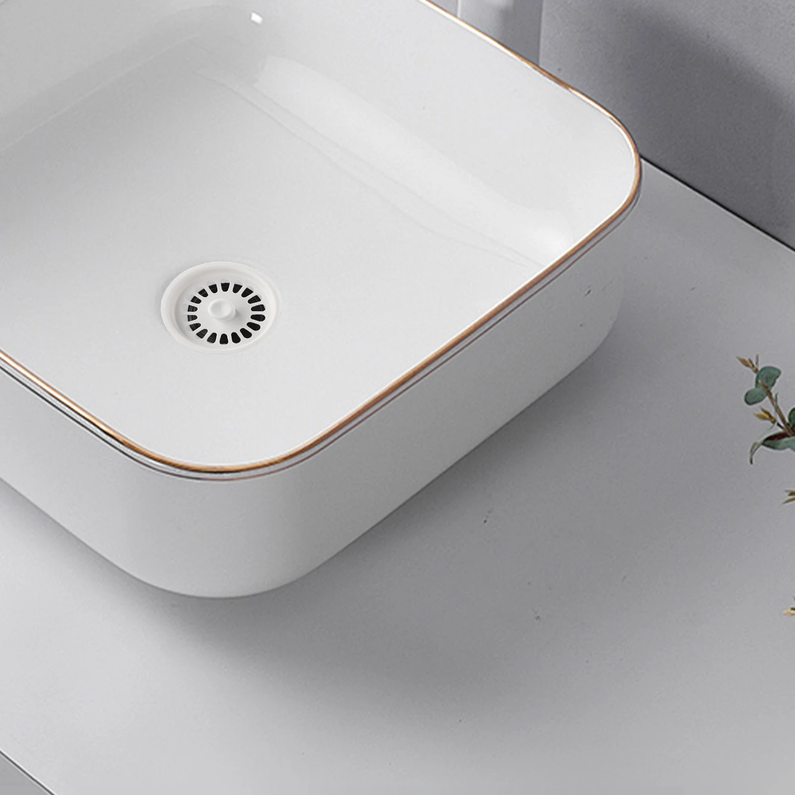 Strainer Plug Kitchen Sink Cover Kitchen Water Drain 1pc 80mm Cover Plastic Strainer Plug Water Drain Practical