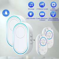 Waterproof Wireless Doorbell Home Welcome Smart Home Door bell 300m Remote Smart Bell Chime EU UK US Plug Optional 2026 NEW