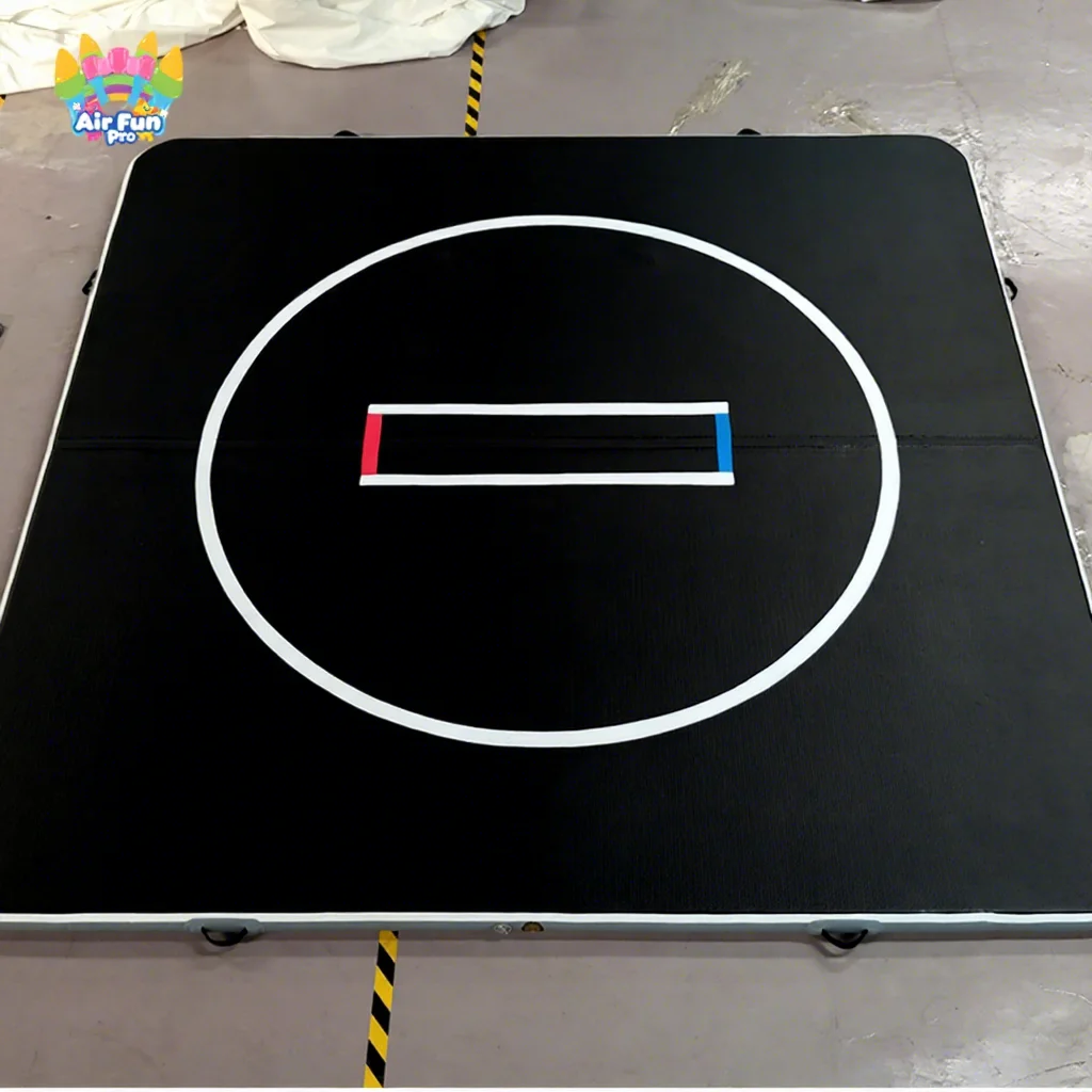 Tappetino da wrestling per giudo per arti marziali BJJ MMA, pieghevole, pieghevole, portatile, professionale, in PVC, da 10 cm di spessore, per la palestra