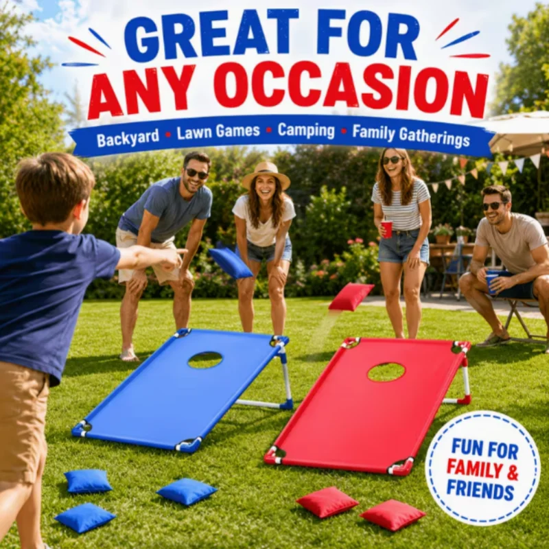 Portable Cornhole Set With Boa - Cornhole Board Set ulasan dan harga