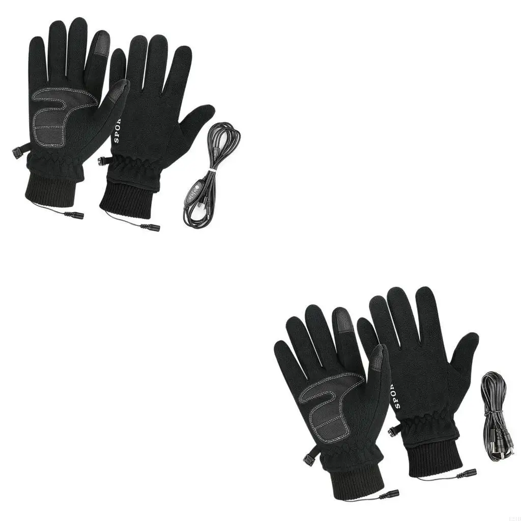 

Rechargeable Gloves With Fleece Lining Cold Weather Skiing