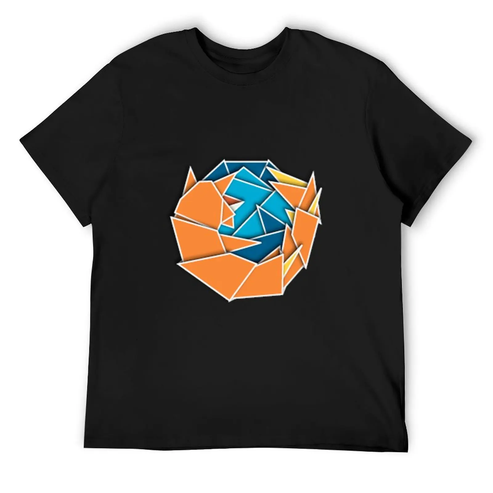 Firefox paper T-Shirt plus size clothes baggy shirts customs mens t shirts top quality