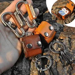 New Dice Key Chain Metal Personality Dice Poker Model Alloy Keychain Gift Car Key Ring Men's Waist Key Chain