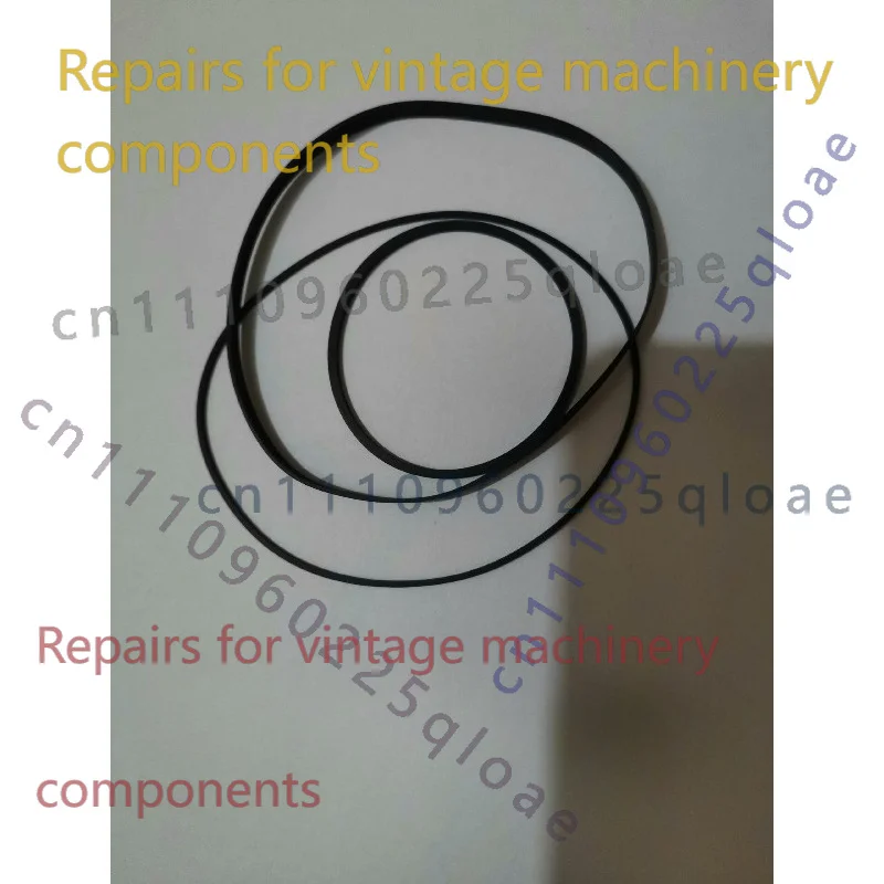 3 correas de transmisión de goma de repuesto para grabadora de radio y cassette Sharp GF-6060 GF-6161 GF-6262