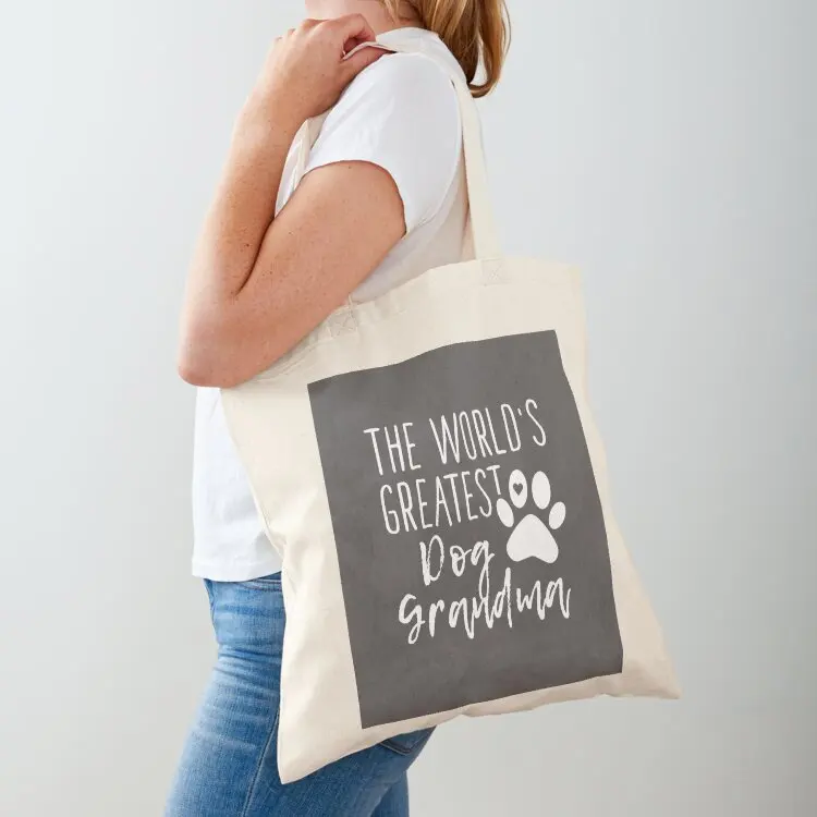 

The World's Greatest Dog Grandma - Cute Dog Owner product Tote Bag tote bag screen Beach bag reusable grocery bags