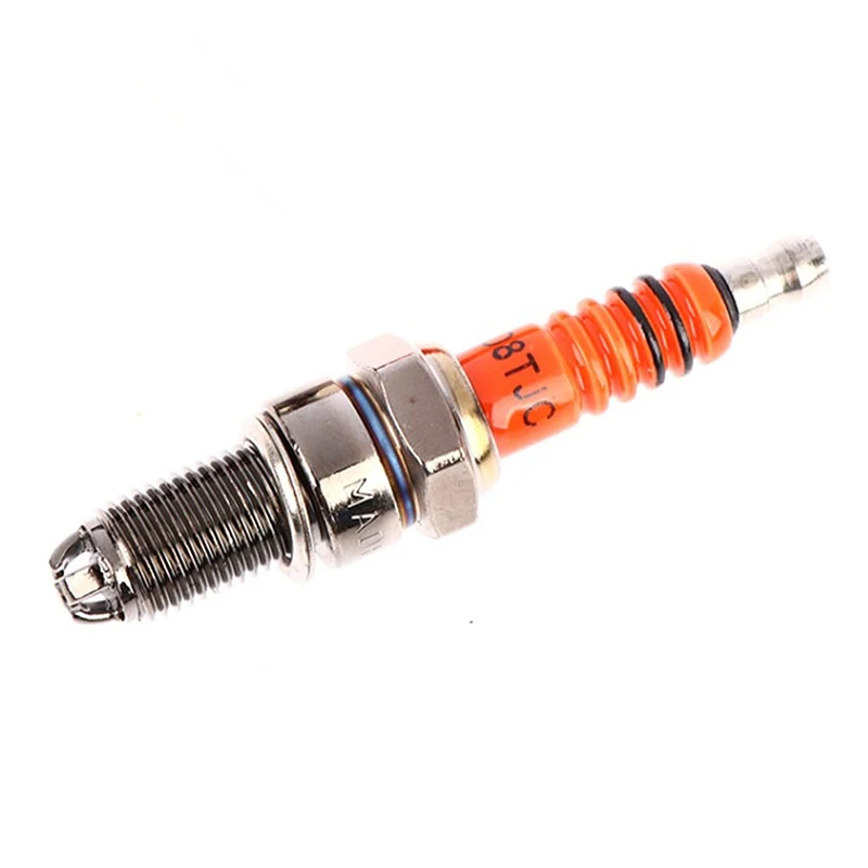 1PC High Performance Motorcycle Spark Plug D8TJC Three-jaw Motorcycle Plug Ignition Modification Spark Plug