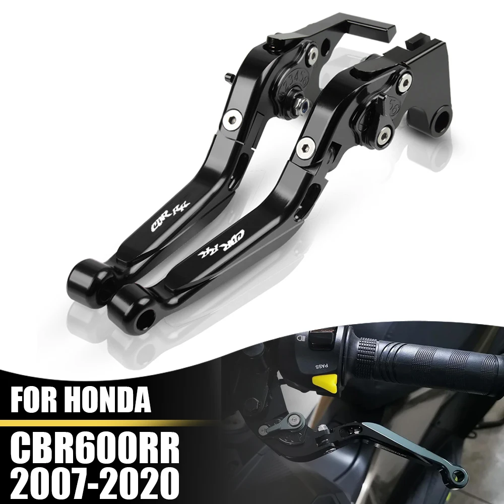 

For Honda CBR600RR 2007-2020 CBR 600RR CNC Clutch Lever Brake Lever Set Adjustable Folding Handle Levers Motorcycle Accessories