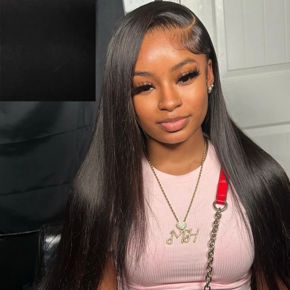 

350% High Density Straight Glueless Wigs 13x4 13x6 Real HD Lace Frontal Wig 100% Human Hair For Women Millionaire Queen