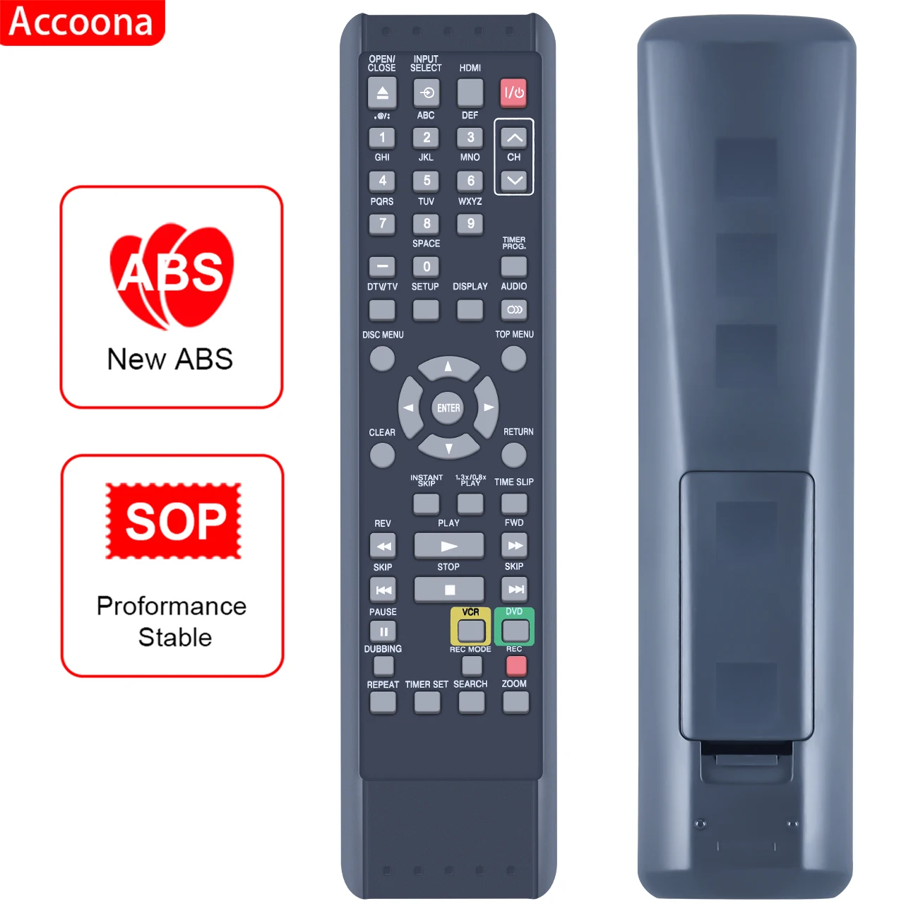 

SE-R0294 Remote Control for Toshiba DVD VCR Combo DVR-660KU 670KU DVR660K DVR660KU DVR670 DVR670KU D-VR660 D-VR660K D-VR660KU