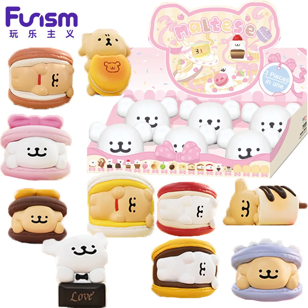 

New Genuine FUNISM Maltese Mini Blind Box Versatile Cartoon Figures Collection Model Toys Kids Exquisite Gifts Multiple Options