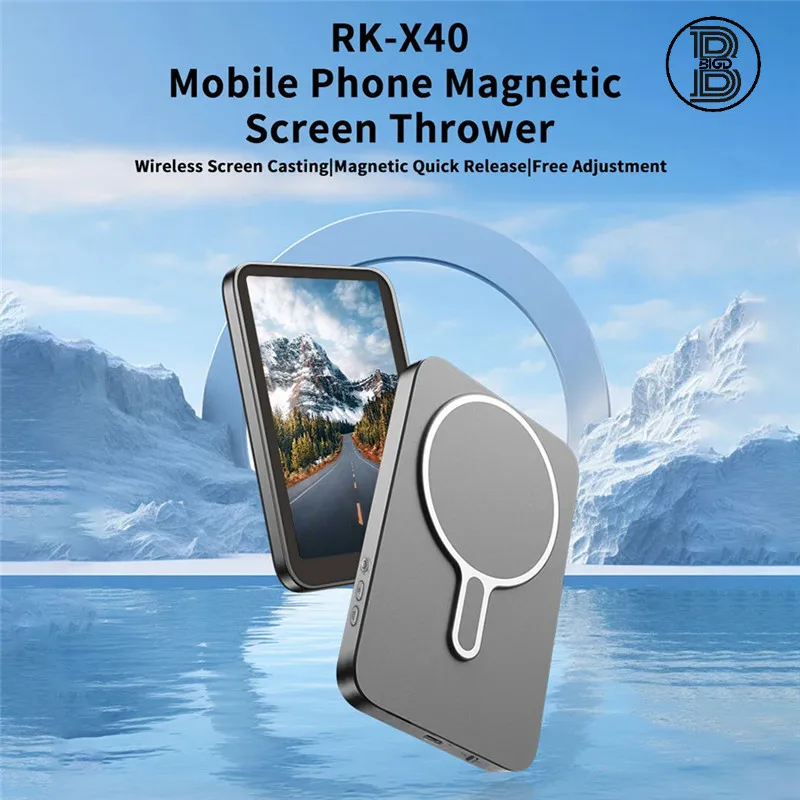 

Phone Vlog Selfie Monitor Screen, Bluetooth Remote Back Camera Monitor, No Latency, Streaming Compatible with iPhone Android