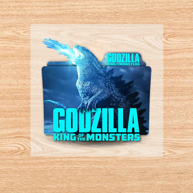 Godzillas Iron on Patches Exquisite Fashion Heat Transfer Sticker Trendy T-shirt Handbag DIY Birthday Party Clothing Decals Gift - view 2