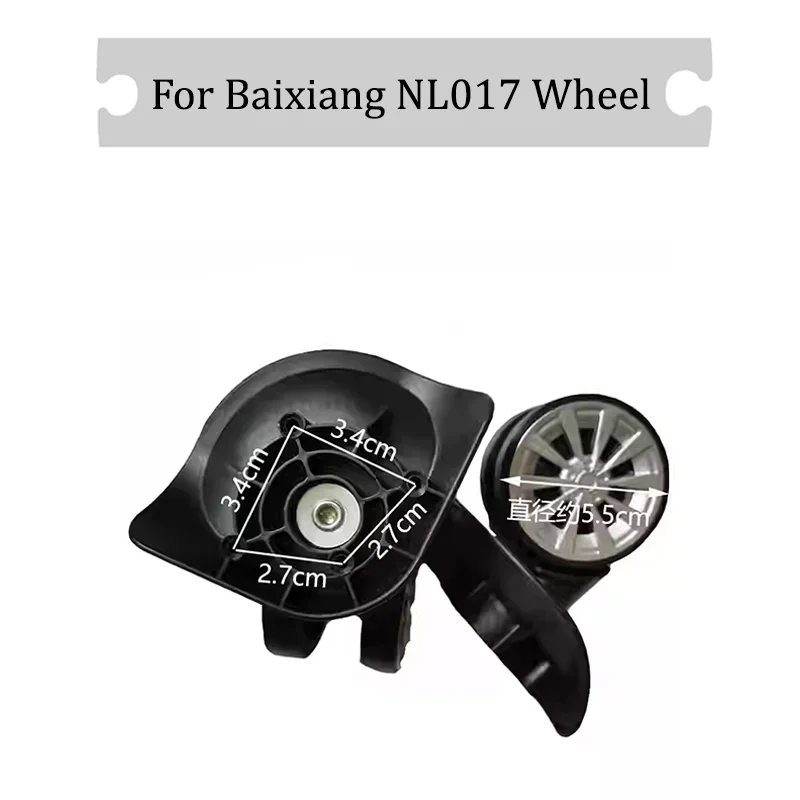 

Suitable For Baixiang NL017 Universal Wheel Silent Wheel Luggage Anti-wear Wheels Replaceable Wheels Flexible Rotation Wheels