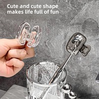 2 Pack Toothbrush Head Covers - Travel Protector Cap Case, Color Combo Clip for Household & Camping, Durable Plastic Portable