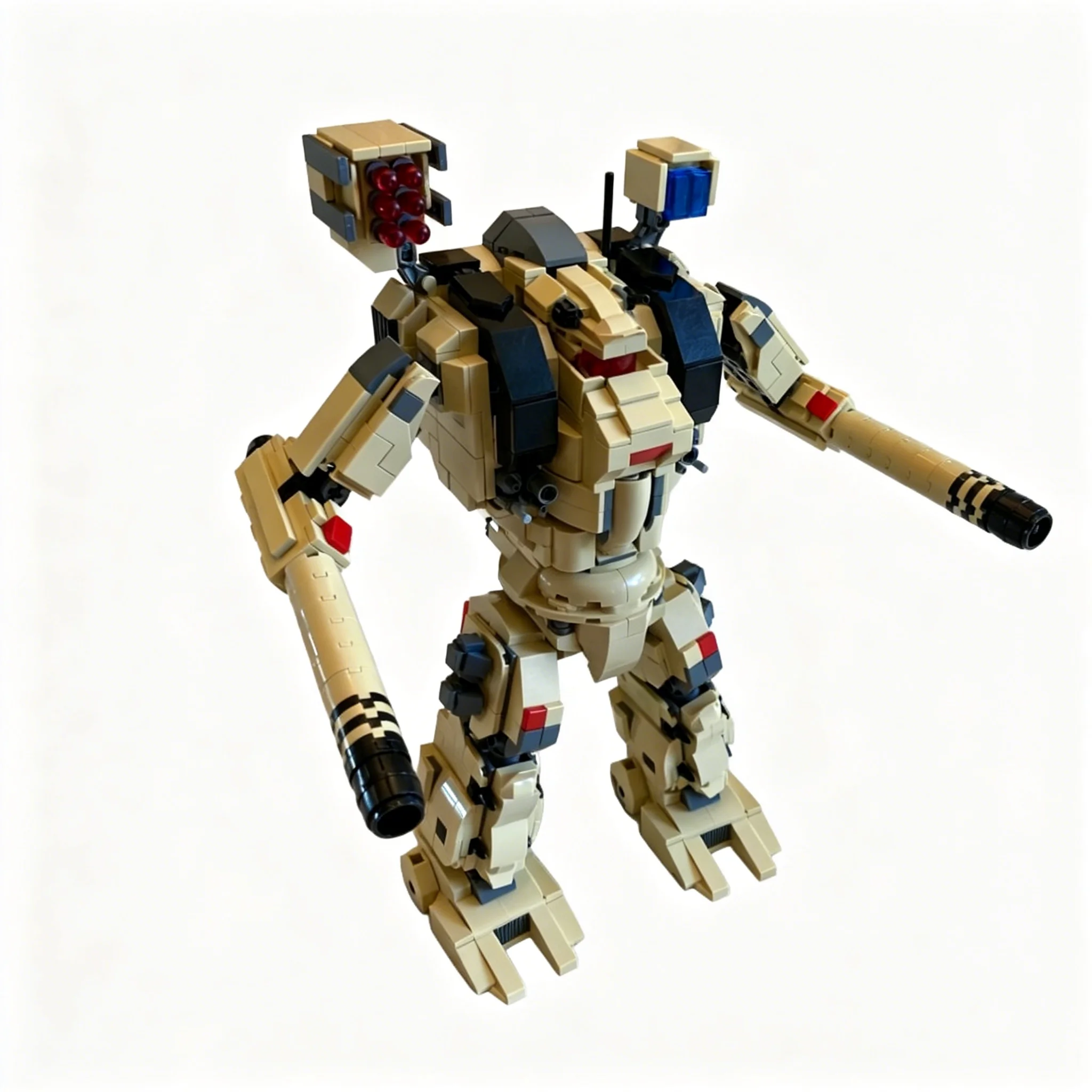 1198 Piezas MOC Excalibur MK VI Robotech Destroid, Bloques de Construcción de Modelos de Robots, Juguetes de Arquitectura, Regalo de Navidad, Ladrillos Educativos para Hacer Manualidades