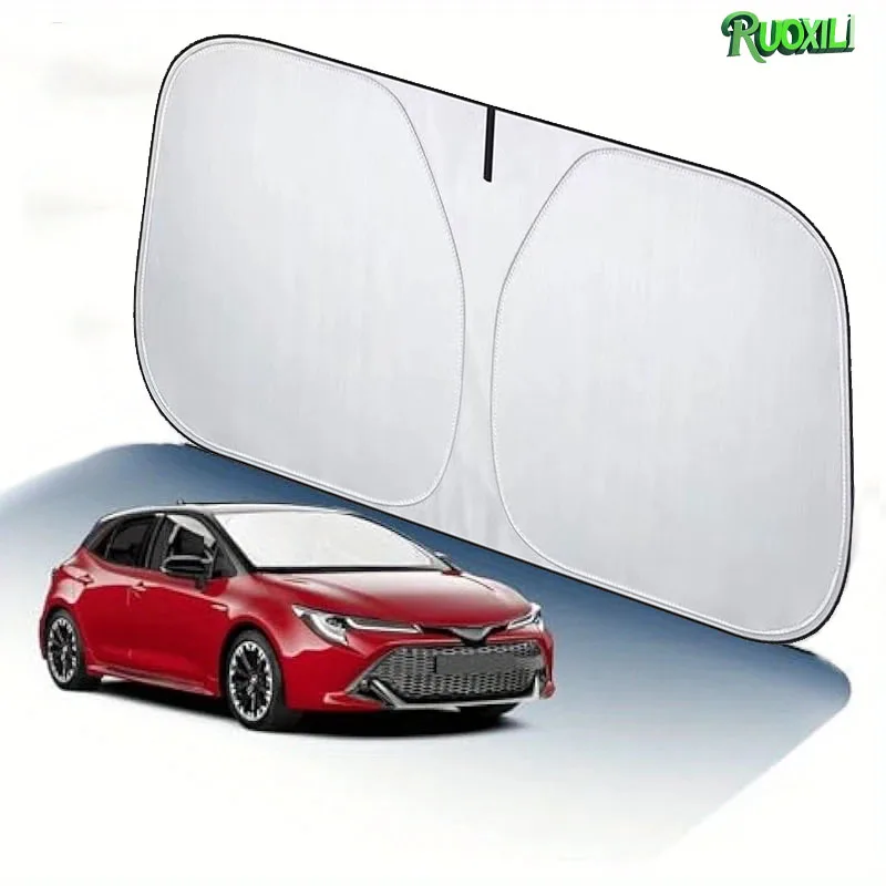 Foldable Front and Rear Car Glass Sunshade Cover  - Insulating and UV,Lightweight and Easy to Instal,Keeps Interior Cool
