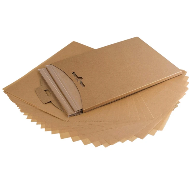 

Promotion! 220 Sheets Of Parchment Paper For Baking Trays, Unbleached-No Curling Or Burning-Convenient Packaging