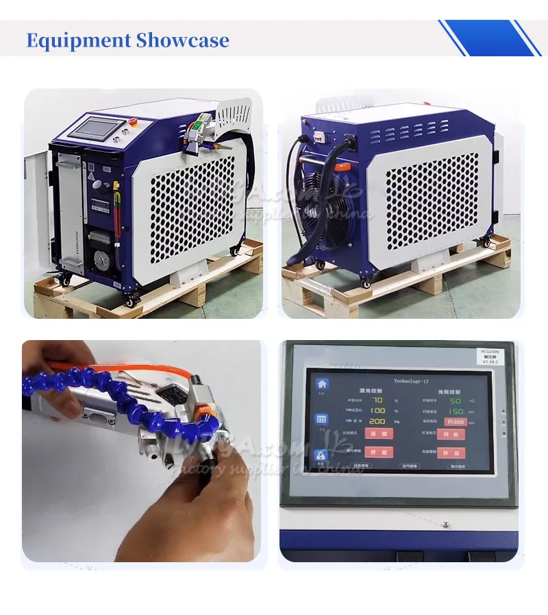 Maszyna do czyszczenia laserem światłowodowym ciągłego działania 3000W BWT, precyzyjny czyścik maszyn 2KW, urządzenie do usuwania rdzy z metalu i stali 1.5KW