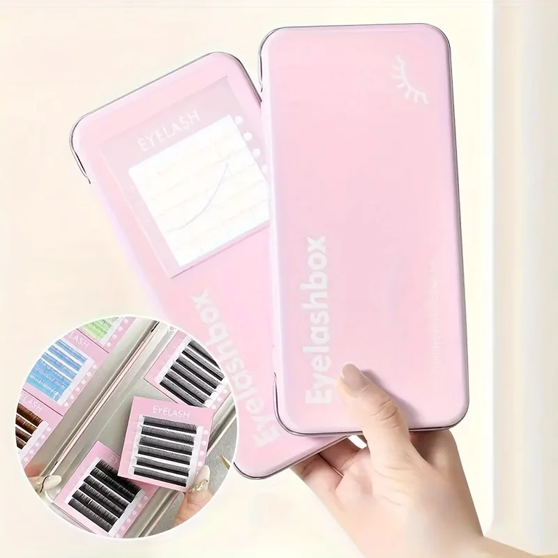 Magnetic Eyelash Storage Box Magnetic Sheets Reusable & Versatile Organizer, Suitable for Eyelash Artists, Lovers