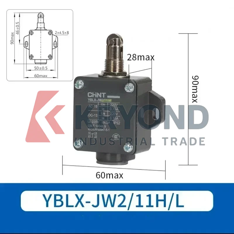 CHINT الحد السفر ترايبود التبديل سلك YBLX-JW2/11H YBLX-JW2/11H/L YBLX-JW2/11 YBLX-JW2/11H/W1 YBLX-JW2/11Z/3 المنتج الأصلي #3