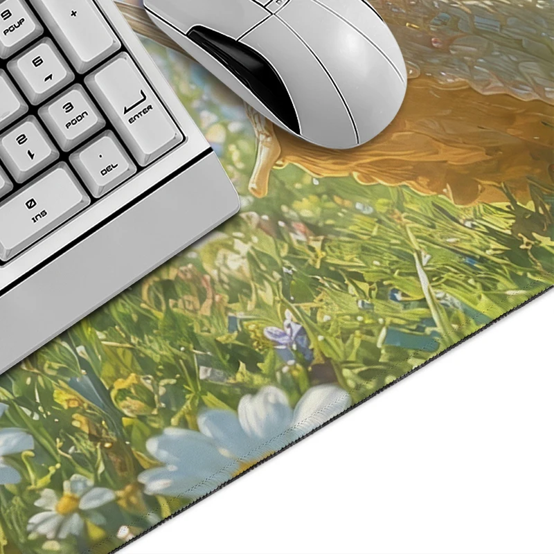 Mouse Pad Gaming Spring Frog printon demand Computer New Mousepad XXL Mechanical Keyboard Pad Carpet Soft Mouse Mats Table Mat