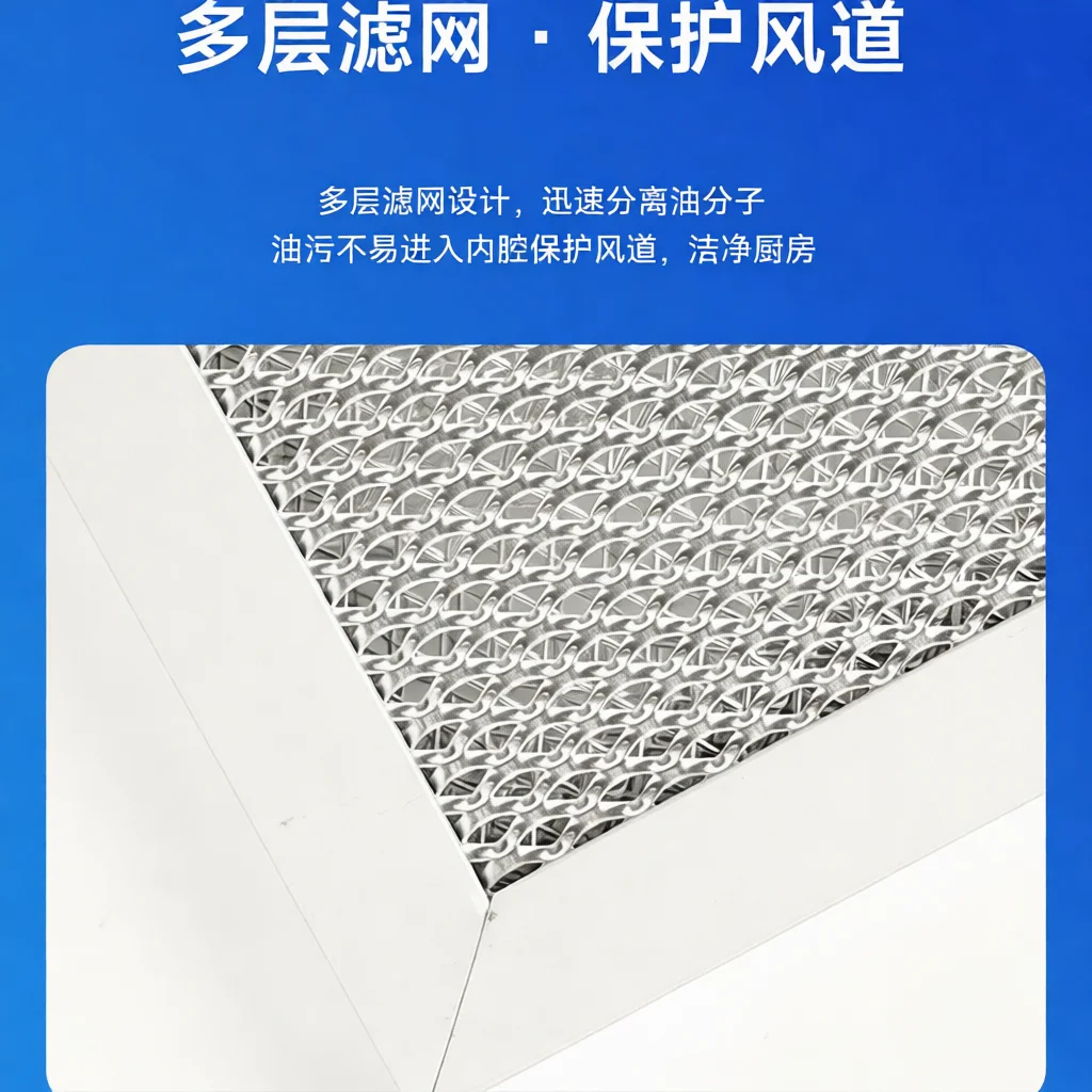 Kitchen Range Hood Replacement Part Aluminum Grease Filter Mesh Screen Durable Cooker Extractor Vent Oil Net Accessory