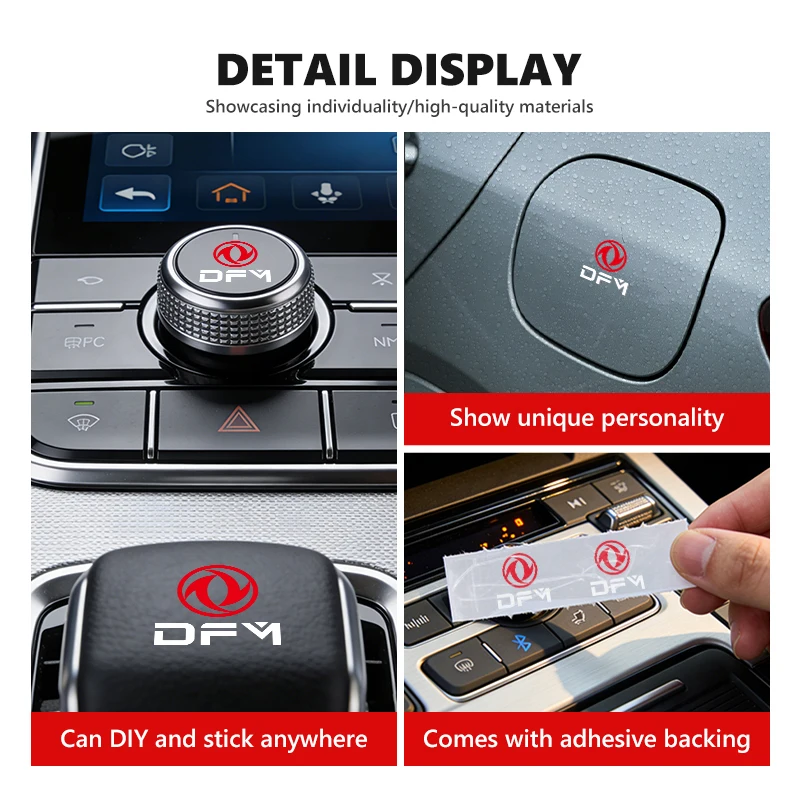 Picture 4: Car Logo Sticker Emblem Auto Body Decal Decor Accessories For Dongfeng Motor DFM Aeolus G59 MAX AX7 Glory KX KL VL KR KC GS GX
