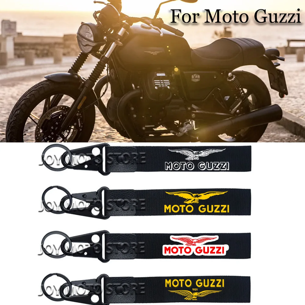 

For moto guzzi v7 850 stone v9 v100 v85 tt Motorcycle accessories keychain Key Chain motorcycle key lanyard