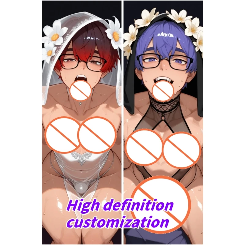 

Dakimakura Anime Gay Wedding Boy Double-sided Print Life-size Body Pillow Cover Bedding Gifts
