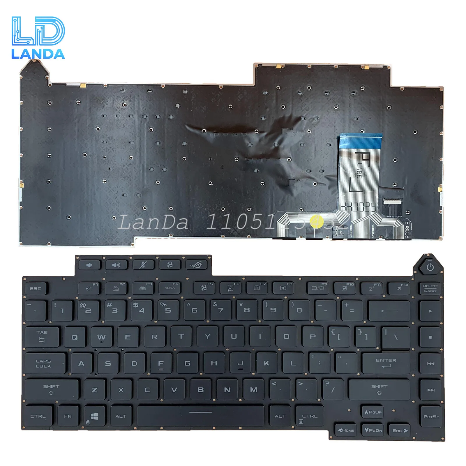 

US Keyboard For ASUS ROG 5R Plus G513Q G533 RGB Backlight 2021 Model Laptop