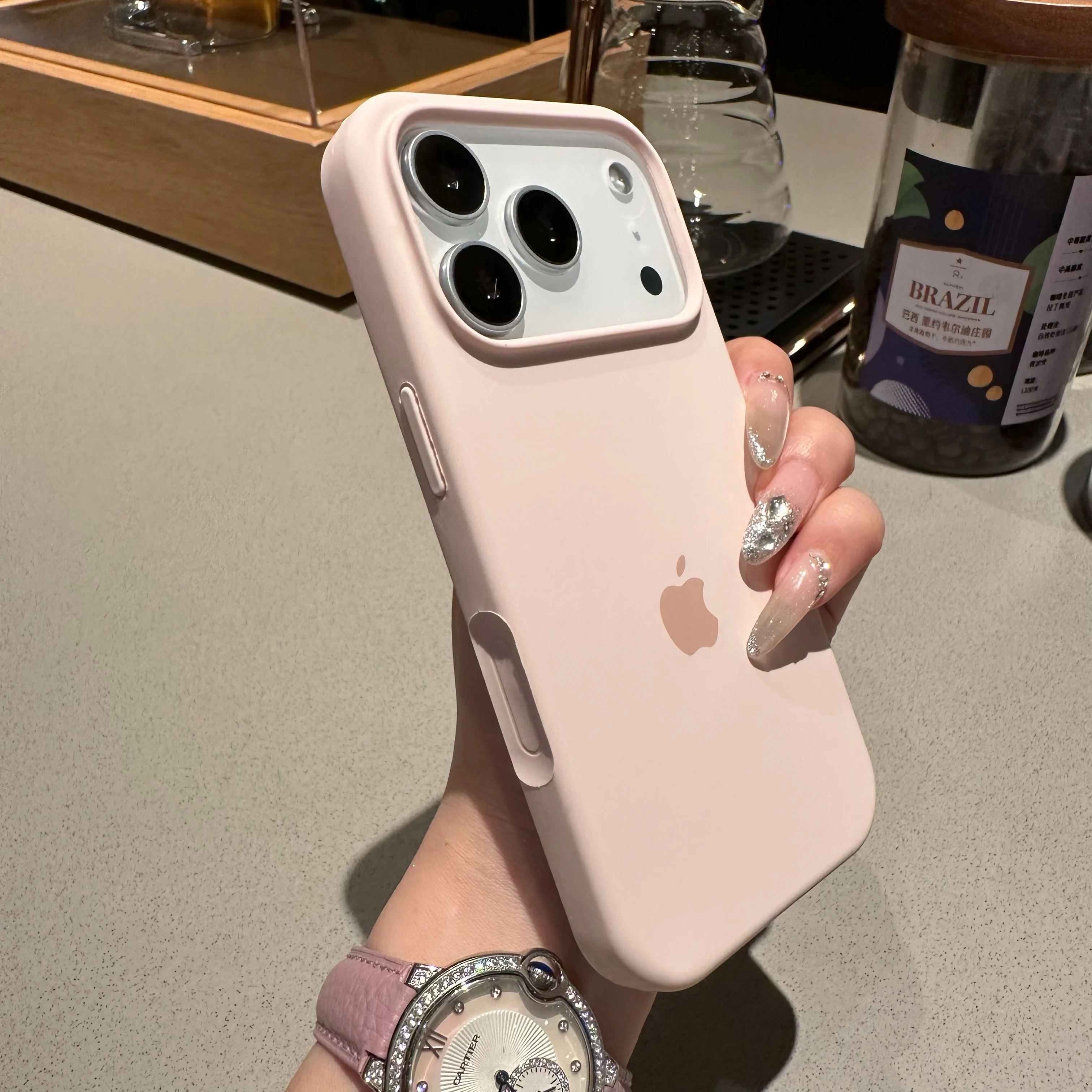 Oryginalne silikonowe etui na telefon iPhone 17 13 15 16 14 12 Pro Max, etui na iPhone 16 Pro 14 11 15 17 Pro z pokrowcem na pudełko. — zdjęcie produktu 3