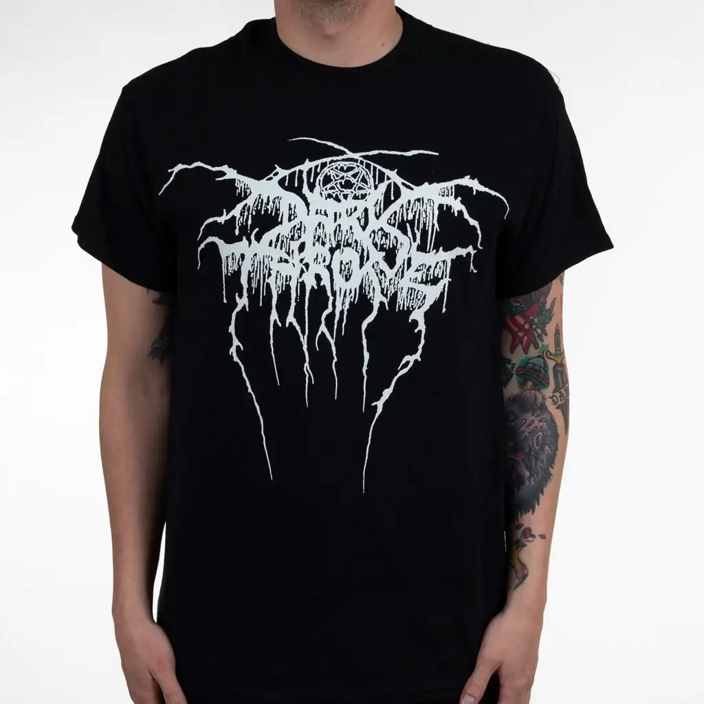 ‌ Darkthrone ‌   Band-Grafik Baumwoll-T-Shirt Unisex Sommer Kurzarm Mode Marken-Tee Luxus Lässig Vintage Retro Top
