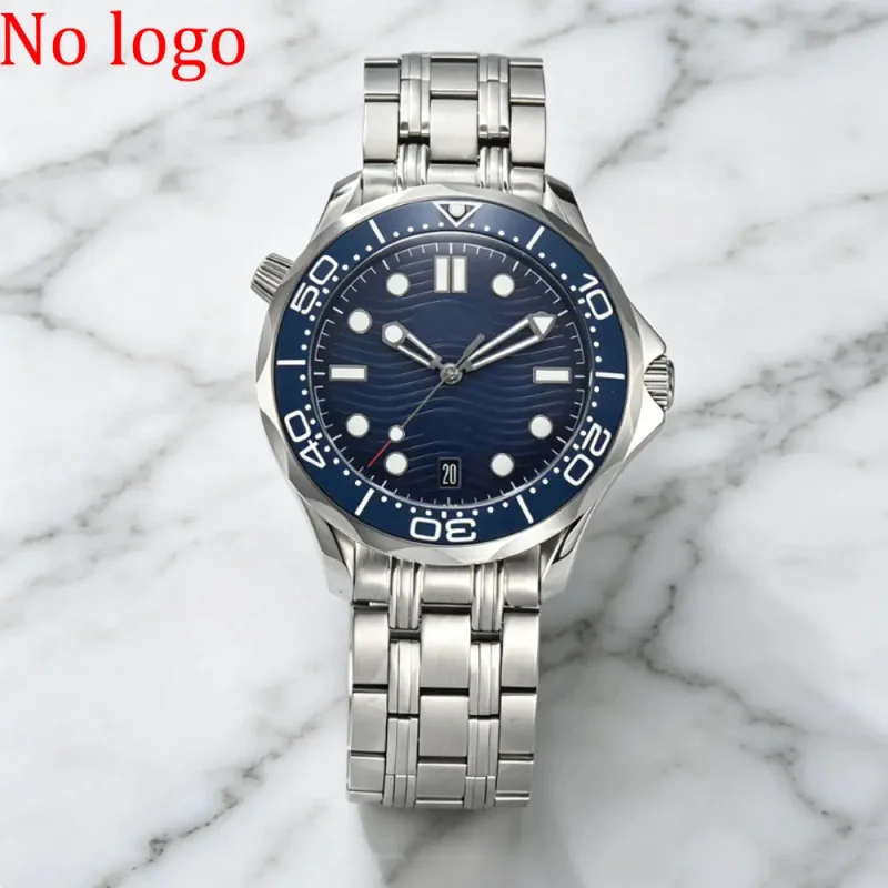 NH35 Seamaster 41mm 316L stainless steel sapphire glass watch C3 lumiouns 5BAR waterproof suitable for NH35 automatic movement