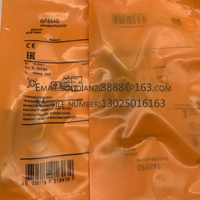 

Brand new original sensor GF854S GIFK4004-2PO/SIL2/US One year warranty
