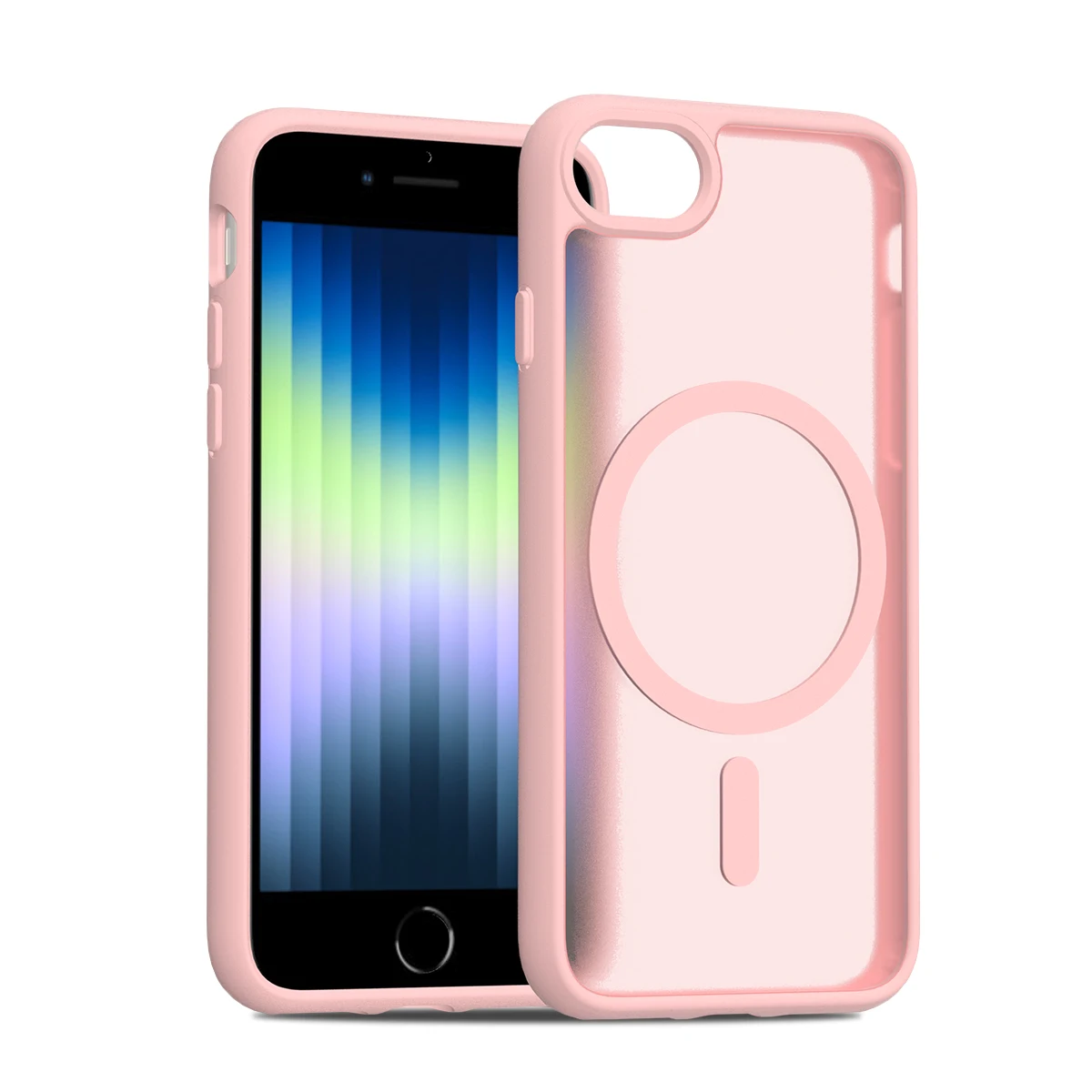 Passend für iPhone SE 2020 2022, matte Handyhülle, kompatibel mit MagSafe, transparente Schutzhülle für iPhone 7/8