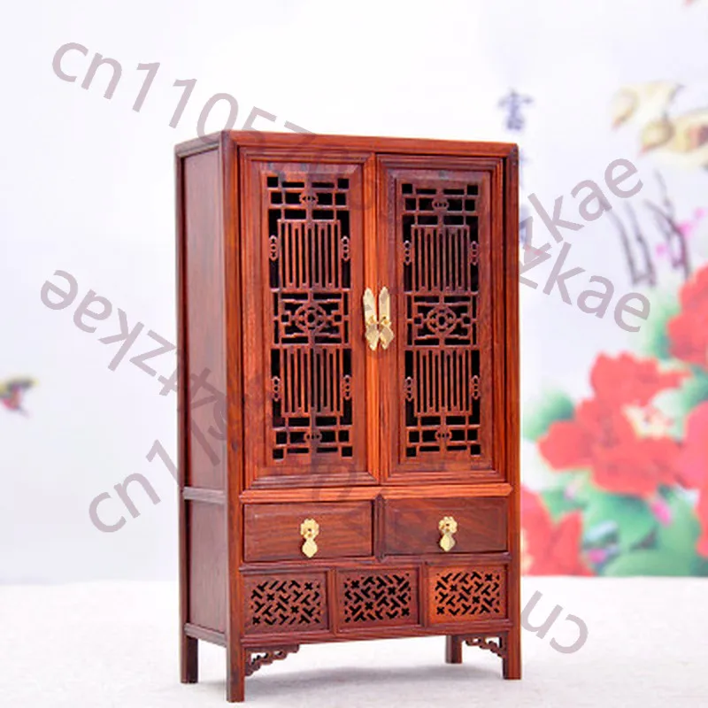 

Dollhouse Mini Furniture Cabinet Chinese Antique Cabinet Model Toys Home Decor