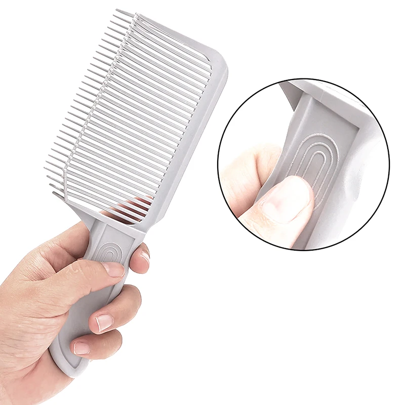 1pc Professional Barber Combs Hair Cutting Comb For Men Anti Static Flat Top Fade Comb Brush Styling Tools Wide-toothed Comb